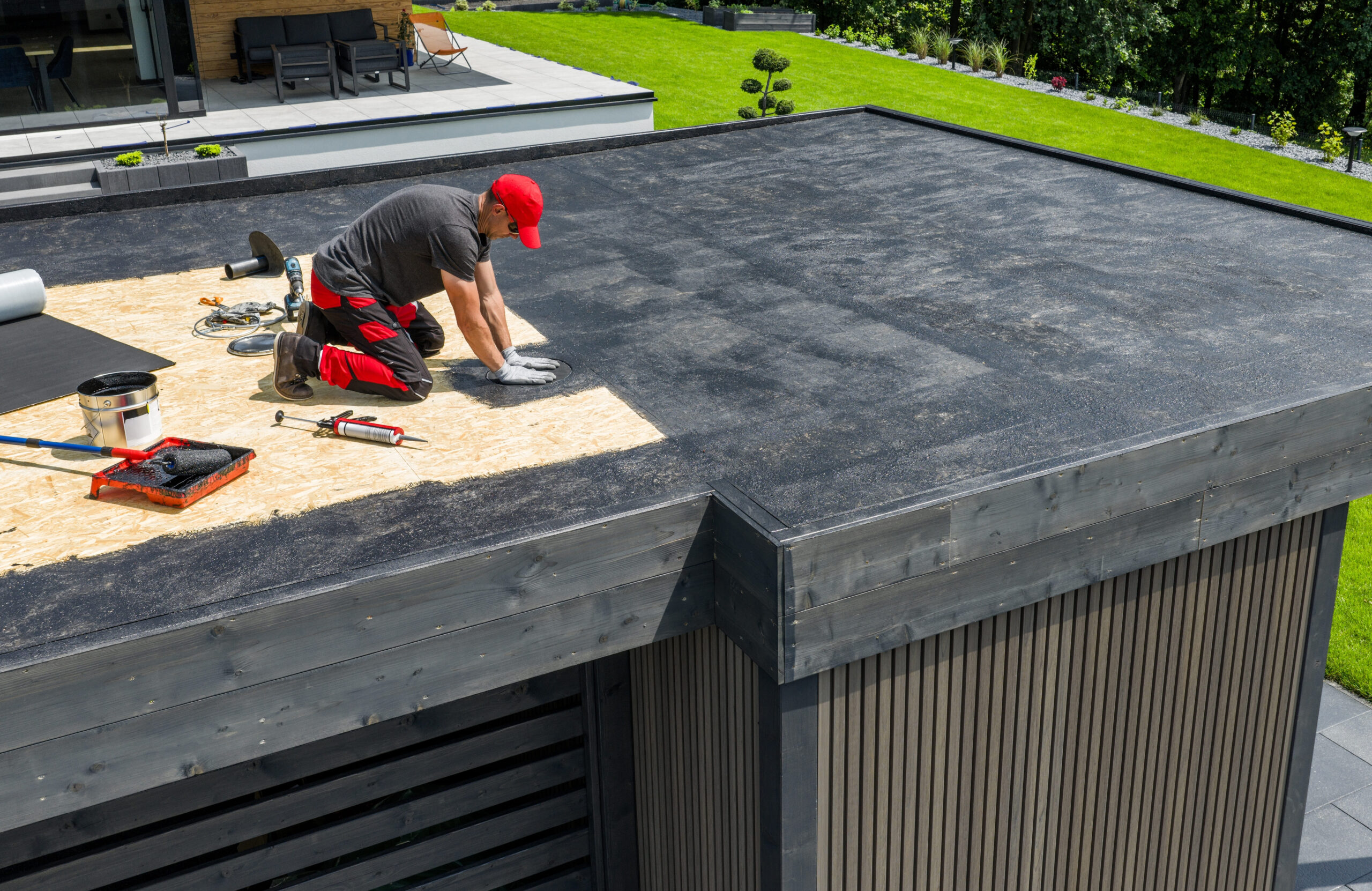Waterproofing roof